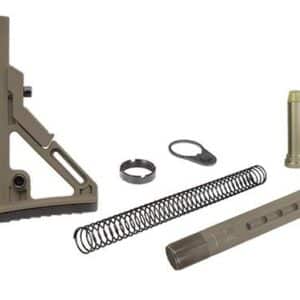 Leapers UTG PRO Model 4 mil-spec stock kit in Flat Dark Earth, side view
