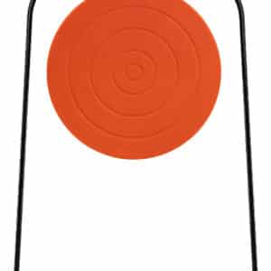 Champion Targets 8-inch DuraSeal centerfire hanging gong target black and orange