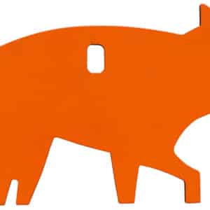 Champion Impact Steel Coyote Rimfire Target 44917C 22LR orange