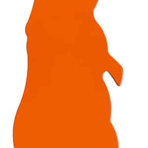 Champion Impact Prairie Dog rimfire steel target 22LR orange 1/4 inch hanging target