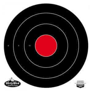 Birchwood Casey Dirty Bird Bullseye tagboard targets 17.25 in, 100 pack