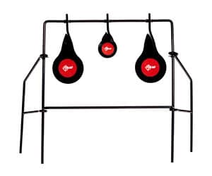 EZ-Aim Triple Spinner Metal Target 15265 folding steel stand two 2.25" and one 1.5" spinners