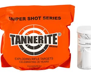 Tannerite Sniper Shot 40-pack 0.50 lb load-your-own reactive targets kit with mixing jar and catalyst