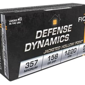 Fiocchi 357 Magnum 158gr Jacketed Hollow Point 50-round box