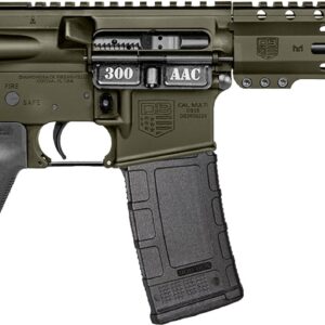 Diamondback DB15 .300 AAC Blackout 10in pistol in OD Green with SBA3 brace