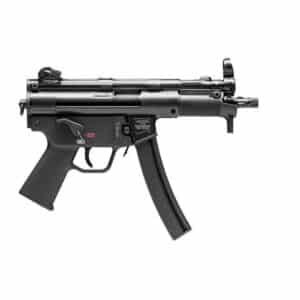 H&K SP5K-PDW 9mm pistol, black finish, 5.83 inch barrel with two 10-round magazines