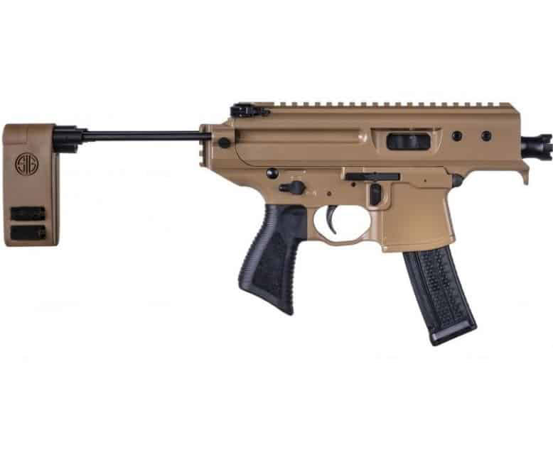 Sig Sauer MPX Copperhead 9mm pistol coyote cerakote 3.5in barrel 20rd