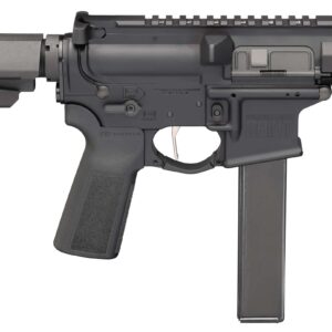 Springfield Armory Saint Victor 9mm pistol, 5.5-inch barrel, black finish, SB Tactical SBA3 brace