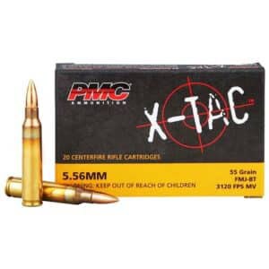 PMC X-Tac 5.56 NATO 55gr FMJ-BT 20-round box product image