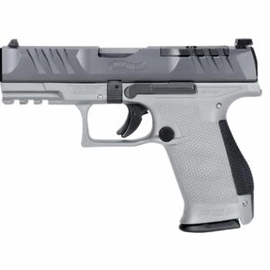 Walther PDP Compact 9mm 4-inch Optics Ready pistol in black and grey with two 10-round magazines