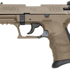 Walther P22Q Tactical .22 LR 3.42 in threaded barrel Flat Dark Earth