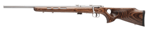 Savage Mark II BTVLSS left-hand .22 LR rifle 21in stainless with thumbhole laminate stock