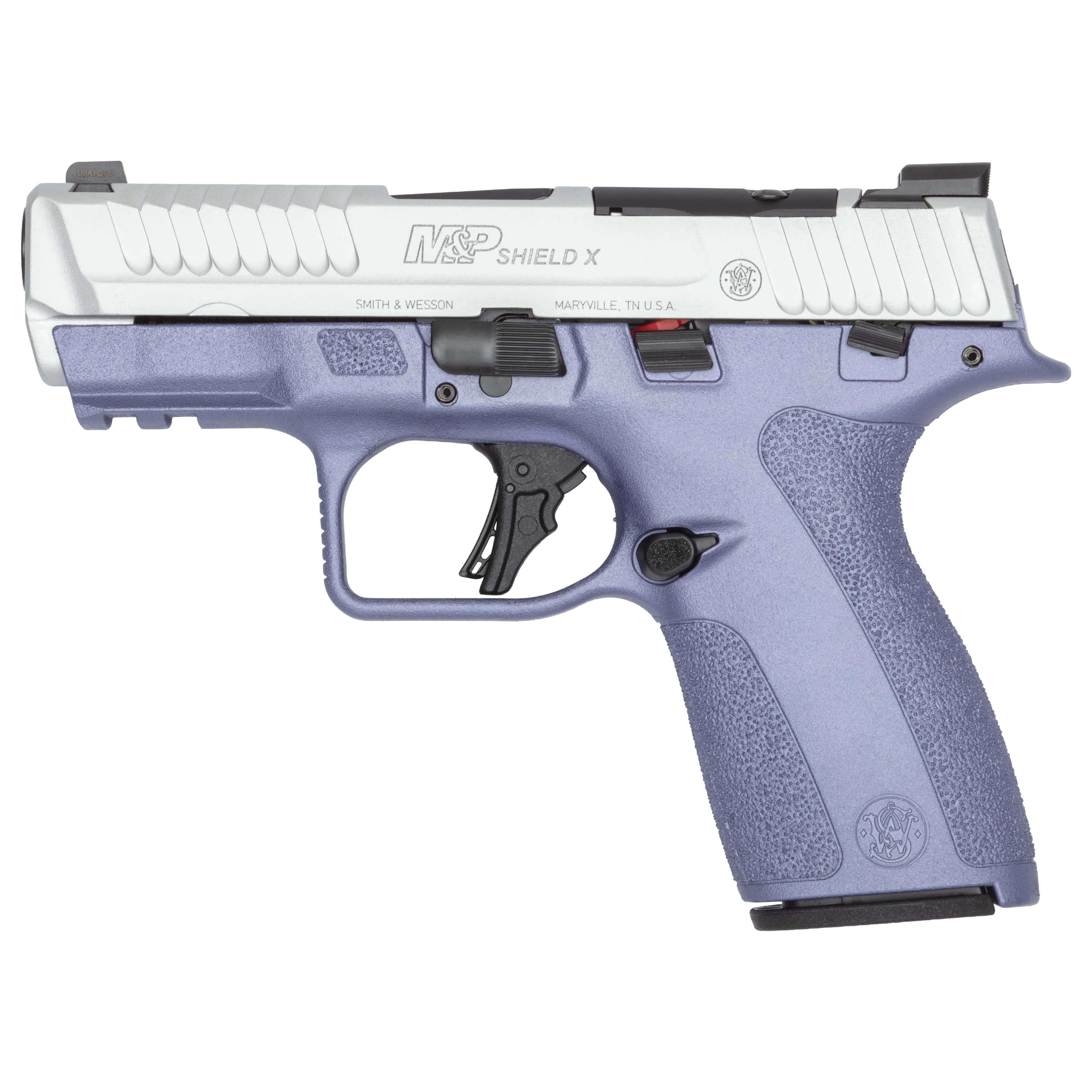 Smith & Wesson Shield X 9mm pistol in ORC/SS finish with 13+1 capacity