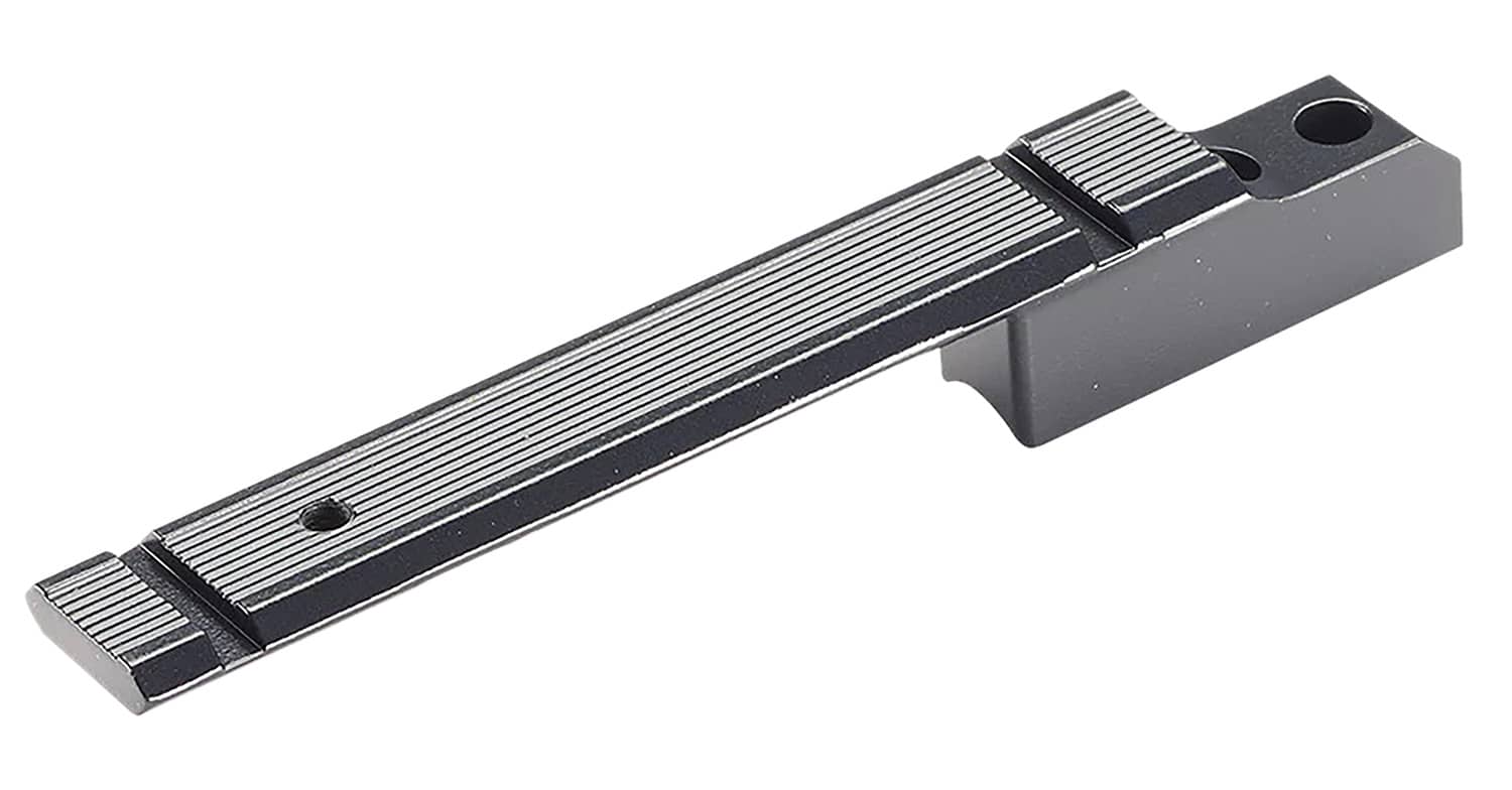 Henry Mini Bolt Scope Mount in black V-5 zinc for Henry H005 receivers, accepts Weaver-style 1" top rings
