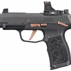 SIG Sauer P365-XL ROSE COMP 9mm pistol with ROMEO-RS optic and rose gold controls