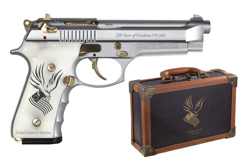 Girsan Regard USA 250TH 9mm pistol, side profile