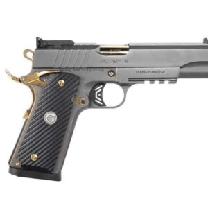 Girsan MC1911 Negotiator .38 Super 5 inch pistol with titanium nitride gold accents