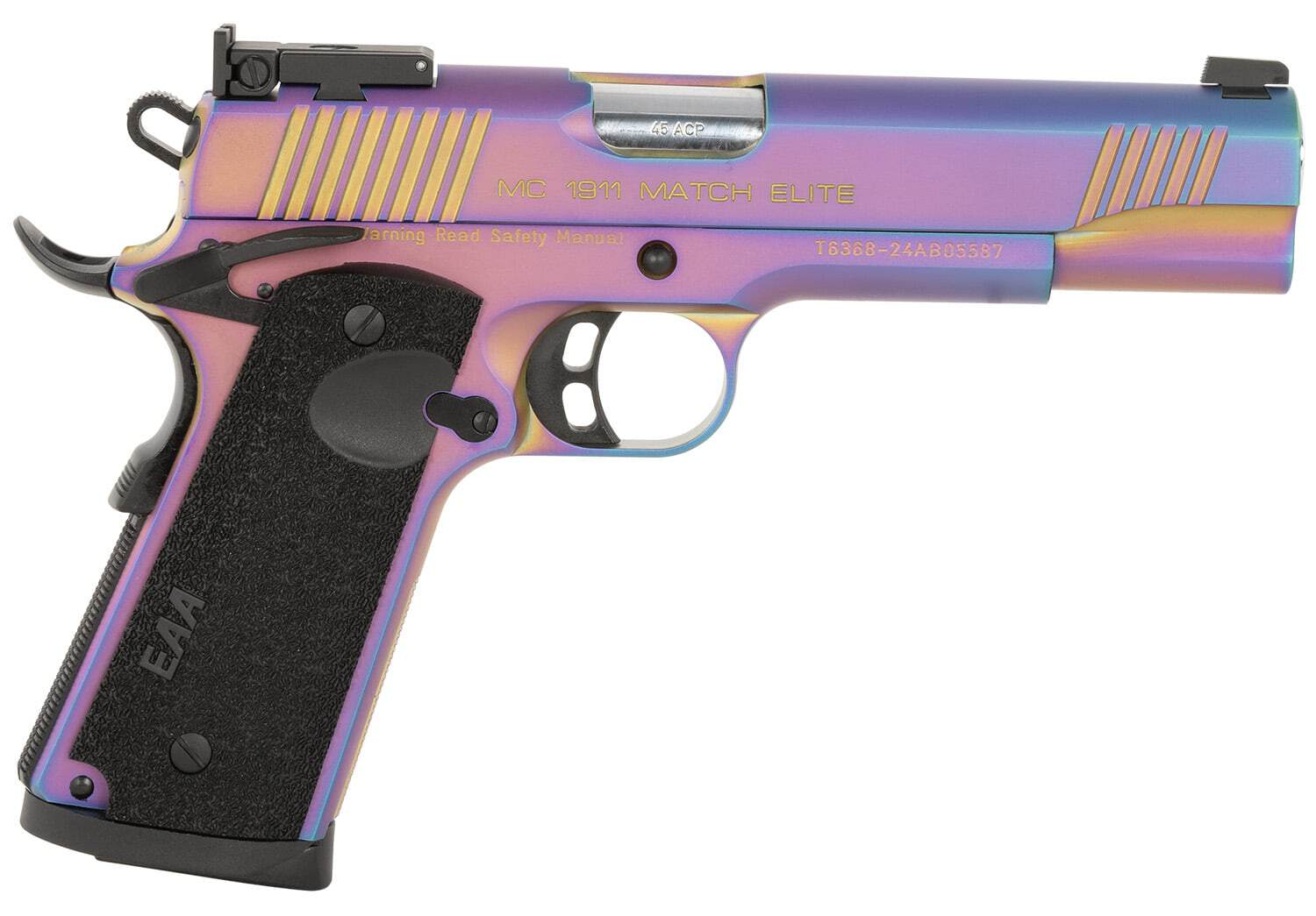 EAA Girsan MC1911 .45 ACP 5-inch multi-colored PVD full-size pistol