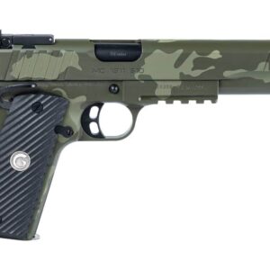 EAA Girsan MC1911 Hunter 10mm 6-inch OD Green Camo pistol left profile