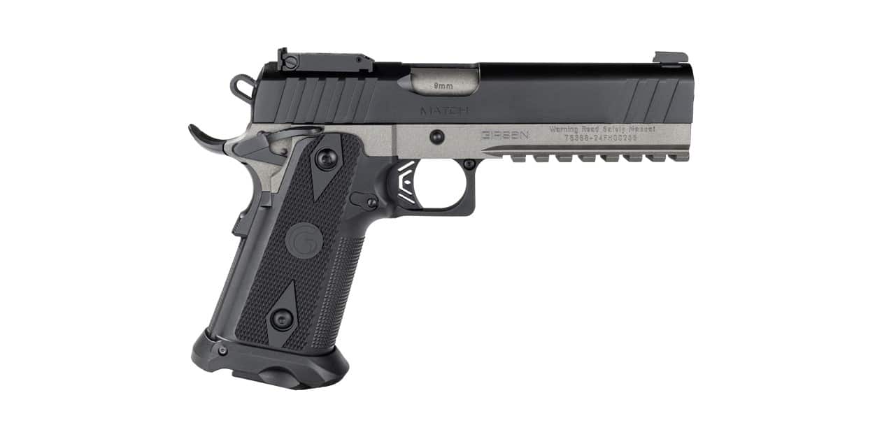 Girsan Witness 2311 Match 9mm 5in Tungsten/Black pistol optic-ready