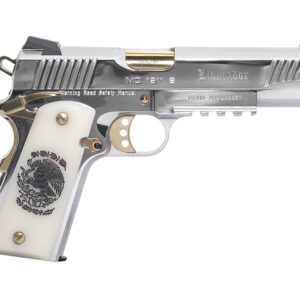 Girsan MC1911S Liberador II .38 Super 5 inch polished chrome pistol left profile