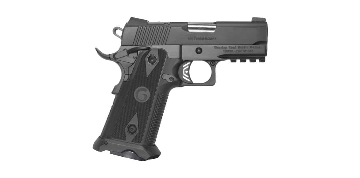 EAA Girsan Witness 2311 .45 ACP 3.4 inch black pistol profile