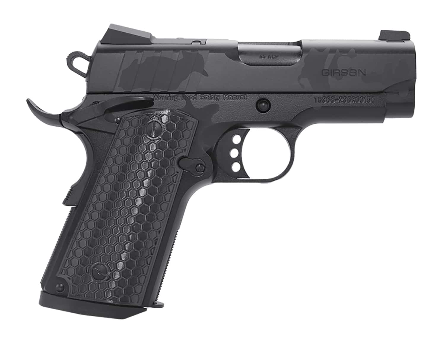 Girsan MC1911 SC Influencer .45 ACP 3.40-inch black camo optic-ready slide