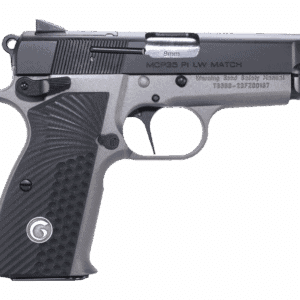 EAA Girsan MCP35 LW Match 9mm two-tone tungsten gray frame black upper right profile