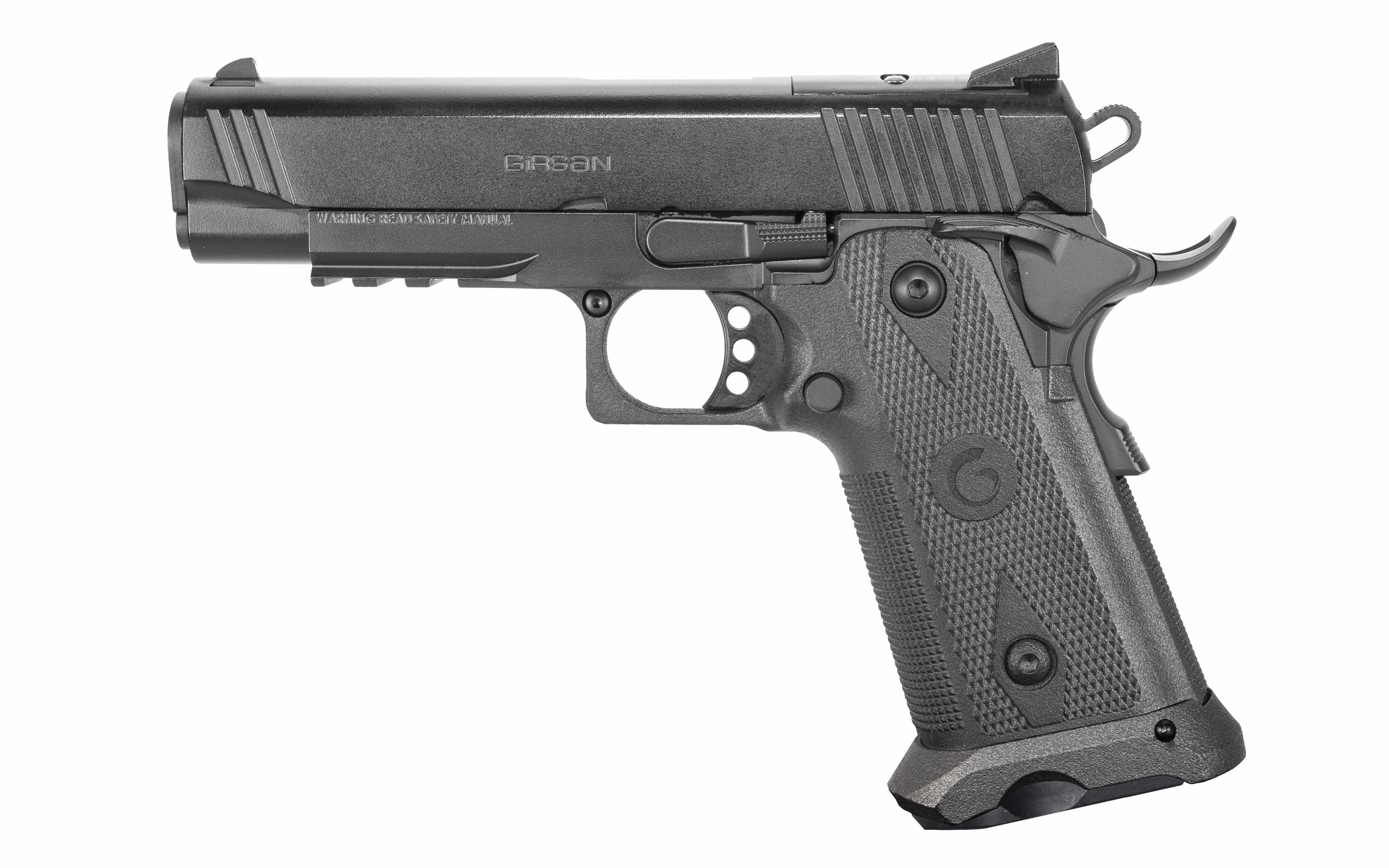 EAA Girsan Witness 2311 9mm 4.25in black optics-ready pistol side view