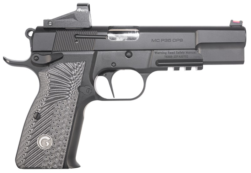 EAA Girsan MCP35 OPS 9mm pistol with FAR-DOT red dot, G10 grips, matte black