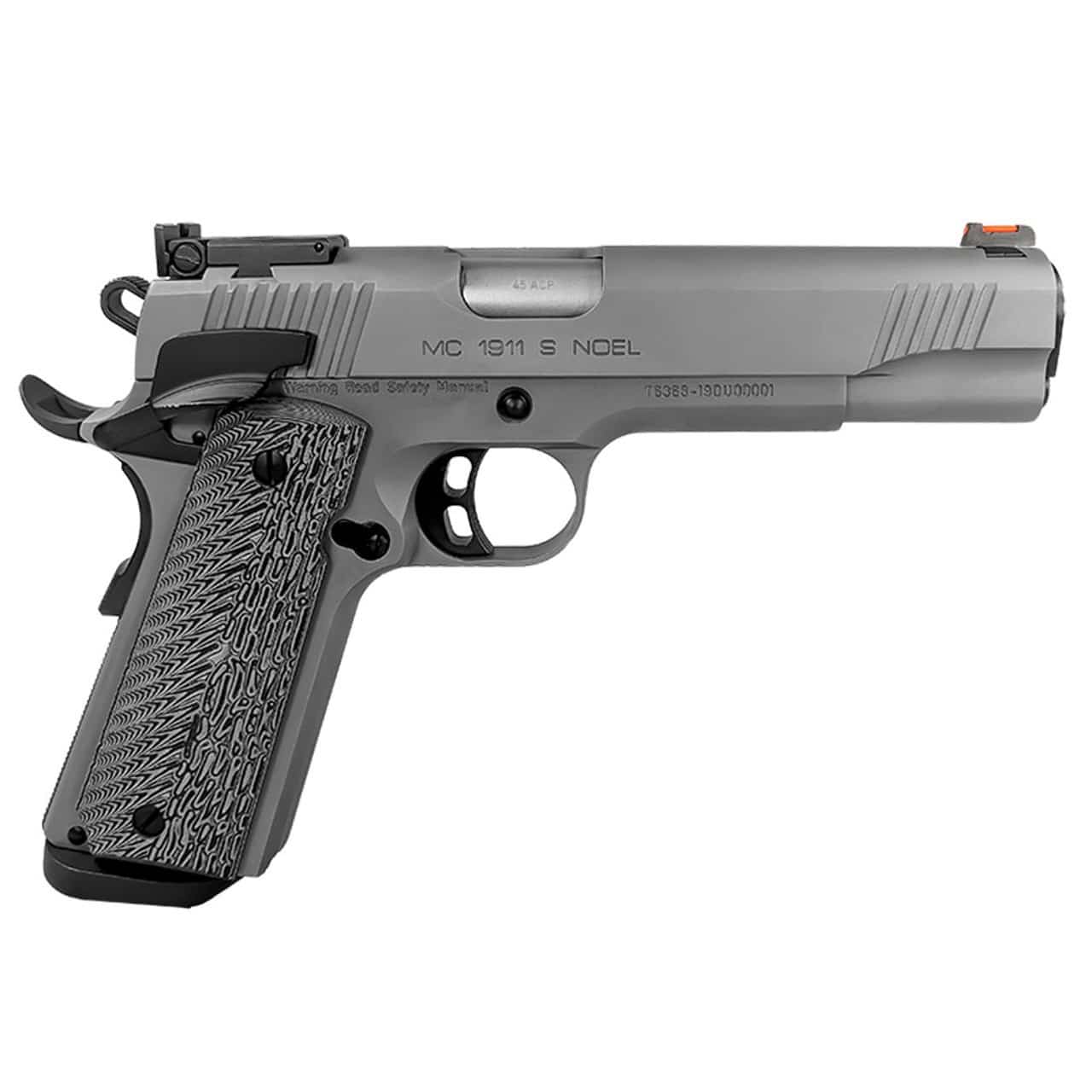 EAA MC1911 Match 45 ACP 5-inch stainless steel pistol with G10 grips