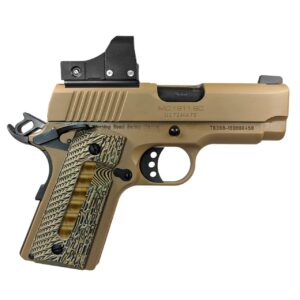 EAA Girsan MC1911SC 9mm 3.4in Dark Earth pistol left-side view