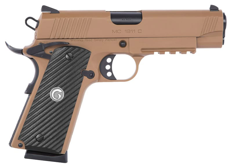 EAA MC1911C Commander 9mm pistol with 4.4 inch barrel and 9+1 capacity