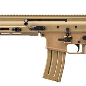 FN SCAR 16S 5.56x45mm rifle in Flat Dark Earth with 16.25-inch threaded barrel