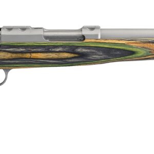 Ruger 77/17 .17 Hornet rifle Matte Stainless with Green Mountain laminate stock and 18.5in threaded barrel