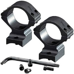 Browning AB3 two-piece integrated scope mount with 1-inch rings, matte black