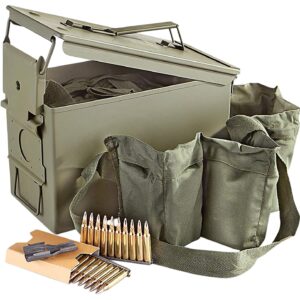 PMC 223AMB Bronze .223 Rem 55gr FMJ-BT 840rd M2A1 ammo can with bandoleers