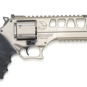 Chiappa Rhino 60DS .44 Rem Mag revolver 6in nickel finish Hogue grip