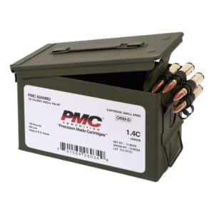 PMC Bronze .50 BMG 660gr FMJ-BT 100rd linked ammo can