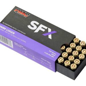 PMC SFX 9mm Luger 124gr StarFire jacketed hollow point 50-count box