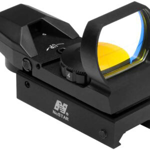 NcSTAR Red Four Reticle Reflex Sight 1X 3 MOA black anodized