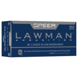 Speer Lawman 9mm 135gr TMJ training ammunition 50 count box