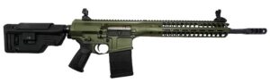 LWRC REPR MKII-SC 7.62 rifle in ODG with spiral-fluted barrel and side charging handle