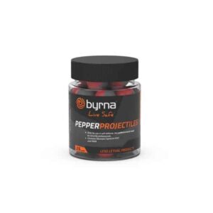 Byrna 25-count .68 caliber pepper projectiles tube
