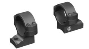 Leupold BackCountry 2-piece integral base and rings for Weatherby Mark V, 1 inch, medium, matte black