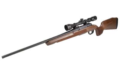 Savage Axis 2 XP Hardwood .243 Winchester 22 inch rifle with factory-mounted 3-9x40 scope