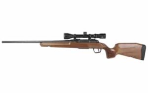 Savage Axis 2 XP Hardwood .243 Winchester 22 inch rifle with factory-mounted 3-9x40 scope