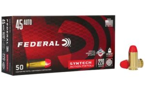 Federal American Eagle Syntech Action Pistol .45 ACP 50-round box