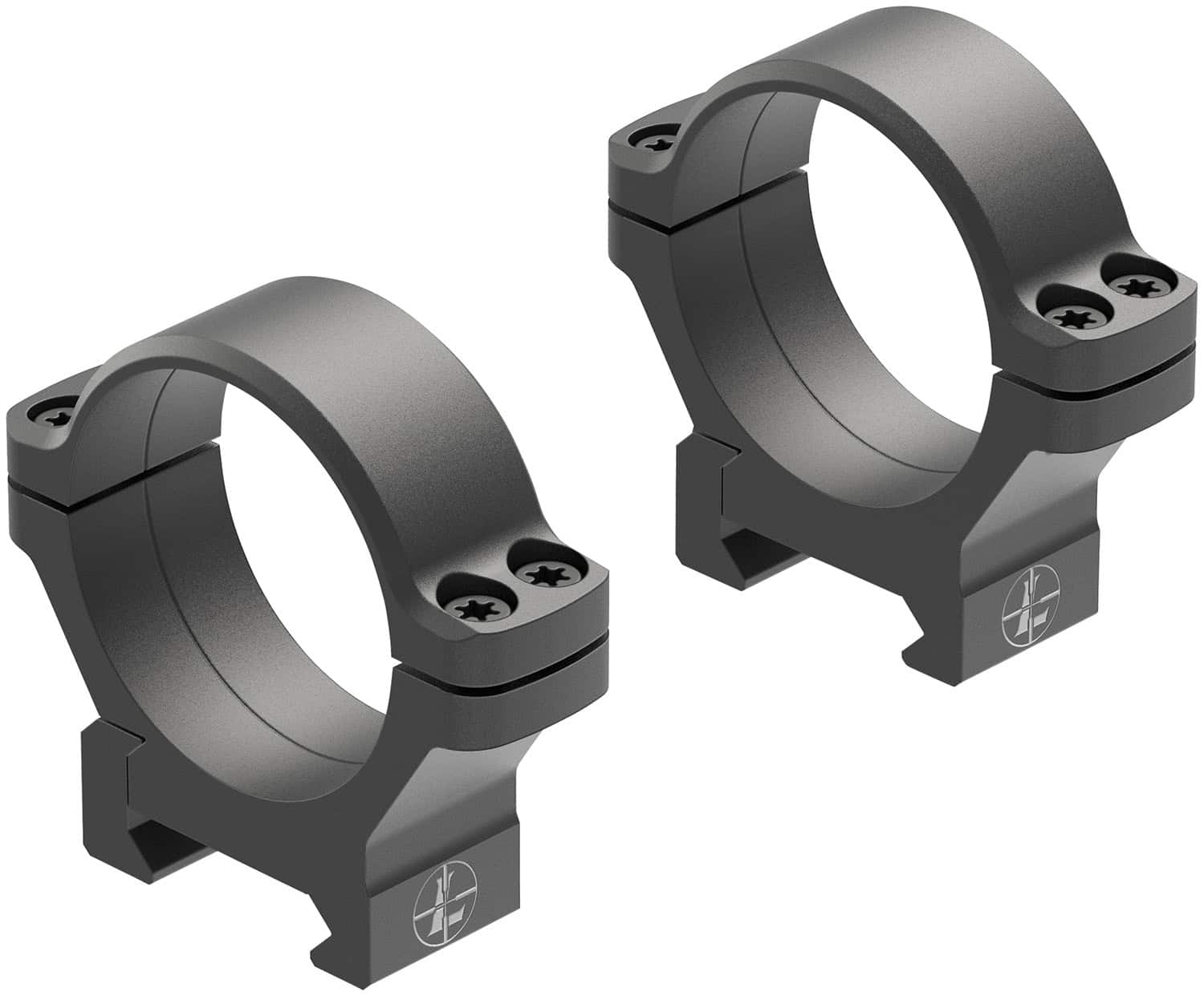 Leupold BackCountry 35mm medium cross-slot scope rings matte black