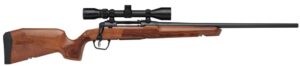 Savage Axis 2 XP Hardwood .308 Win rifle with factory-mounted 3-9x40 scope and 22-inch barrel